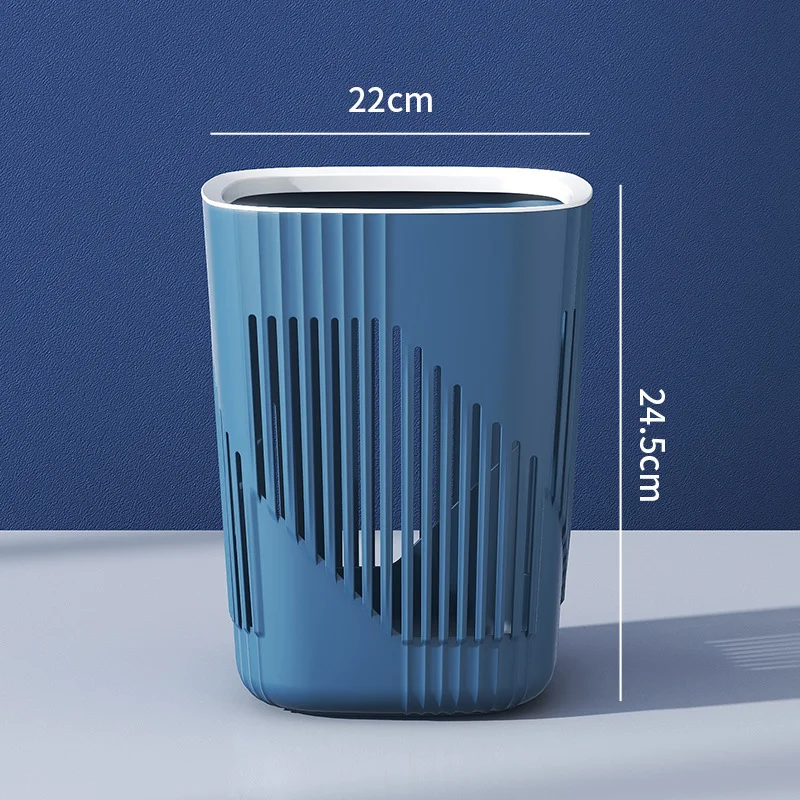 Manufacture Quality Kitchen Plastic Large Capacity Trash Can Bin Modern Garbage Trash Bin for Bathroom