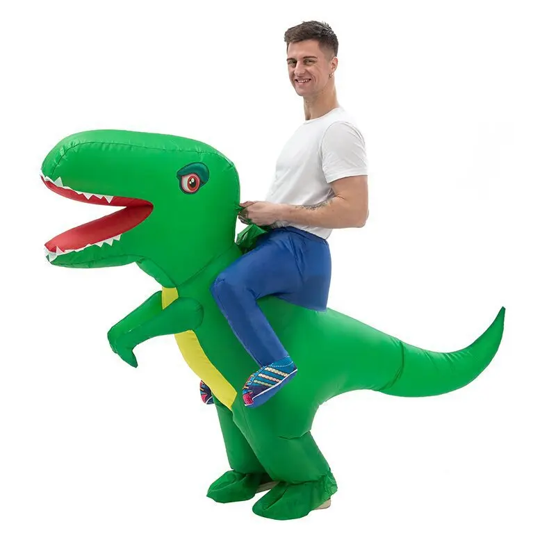 Inflatable Costume Children Kids Dinosaur New Design T-Rex Costumes Blow Up Cospaly Ride On Animal Costume