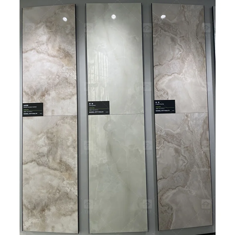 Hot Sale 750x1500 Luxury Onyx Carrelage Sol Marbre Tiles For Interior Wall Glazed Porcelain Floor Marble Tile