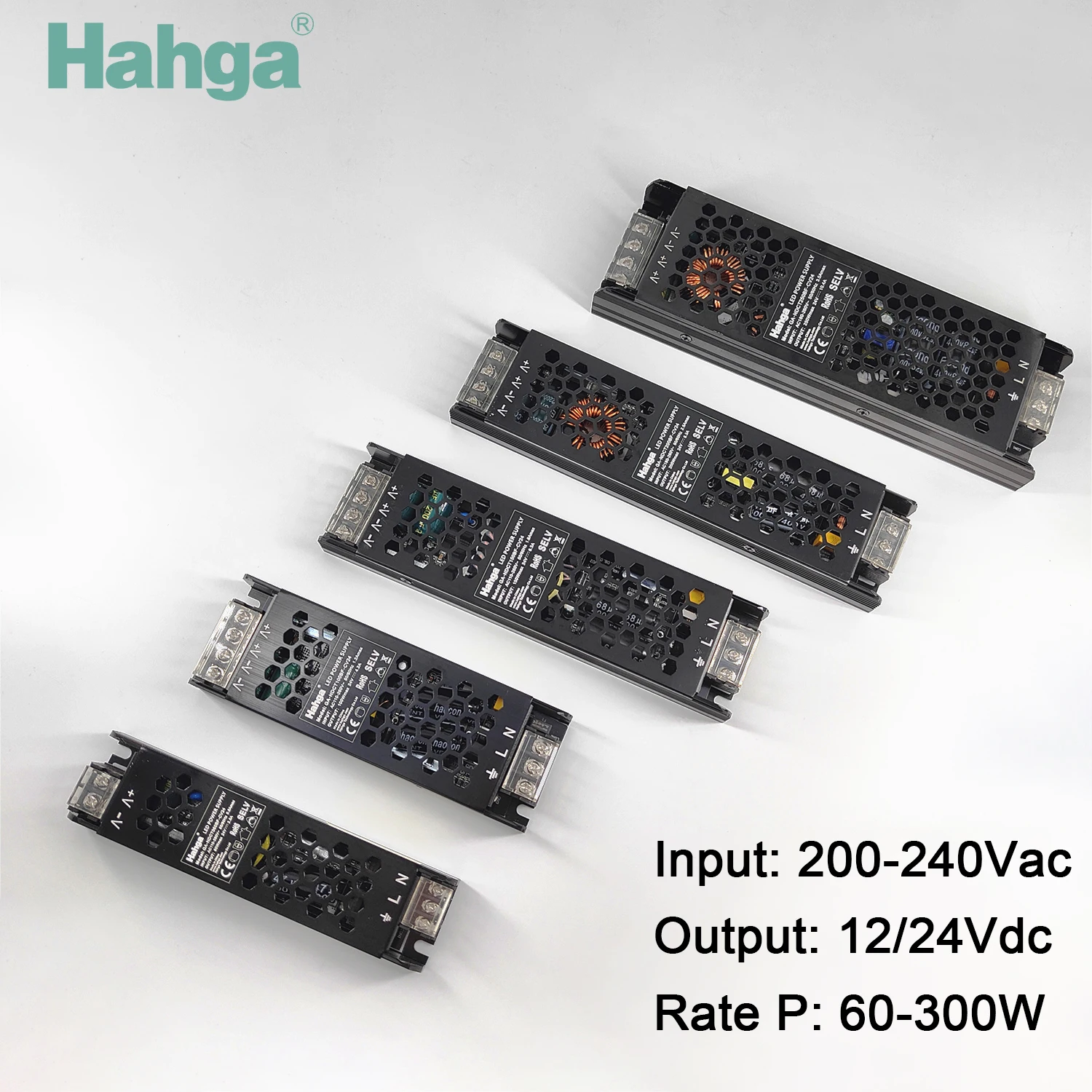 240 Вт 24 В светодиодный трансформатор 5 лет гарантии постоянное напряжение PF> 0,98 светодиодный драйвер ce rohs tuv Светодиодный источник питания для помещений