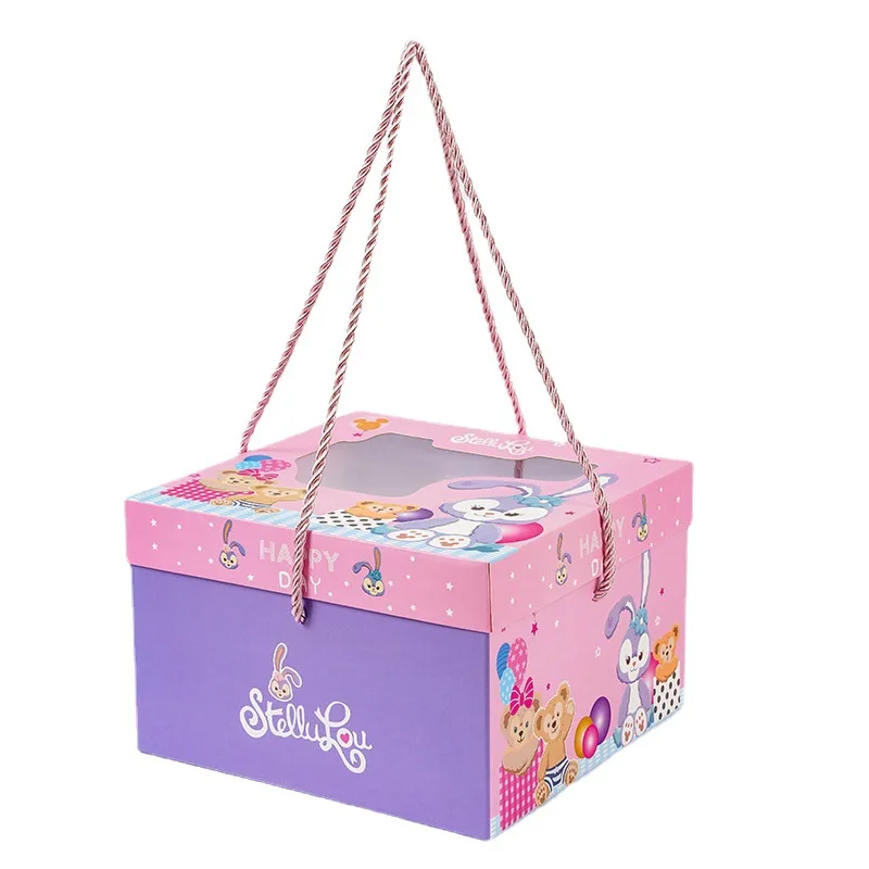 Gift Chocolate Birthday Baby Present Box Christmas Gift Box For Kids Toys Packaging Lid and Base Boxes with Clear Window