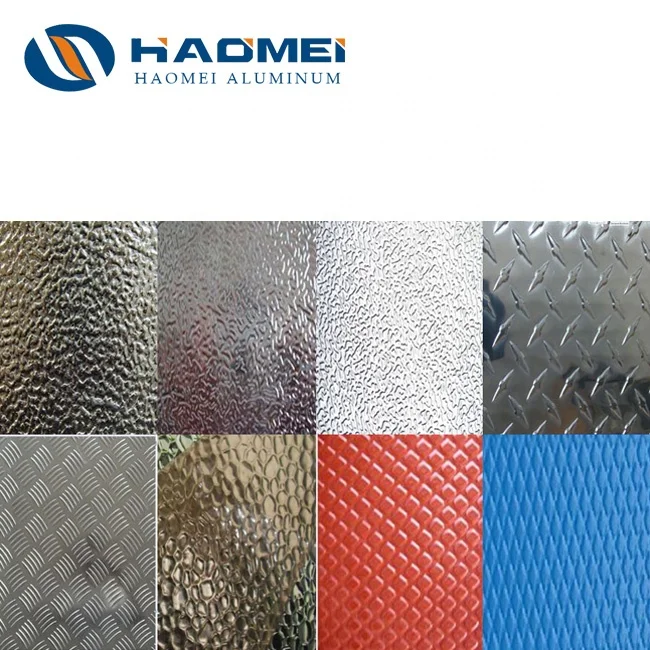 Bright Bus Floor Aluminum Checkered Sheet Plate 4x8 Black Tread Plate for Tool Box Deck 1050 3003 5754