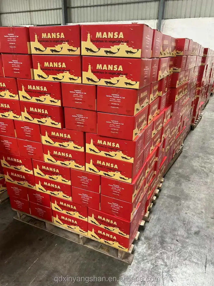 Factory Price canned Fish Sardine from Morocco,125g sardine in vegetable oil, wholesale price