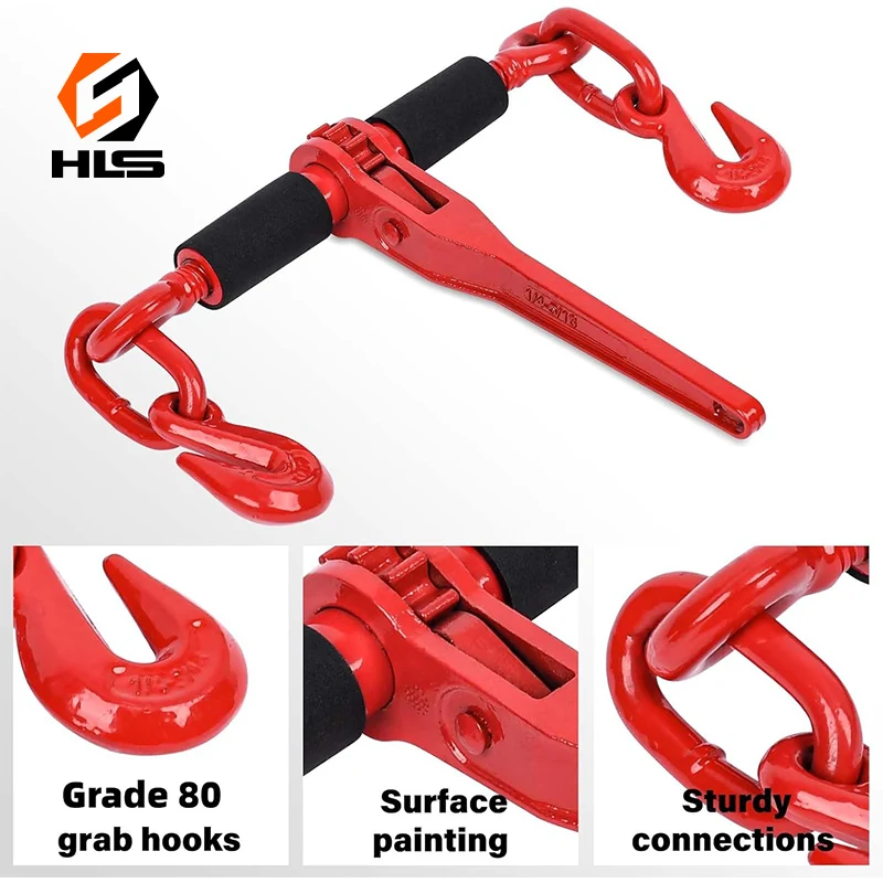 Rigging Hardware L-140 Galvanized ISO9001 Forging US Type Ratchet Load Binders