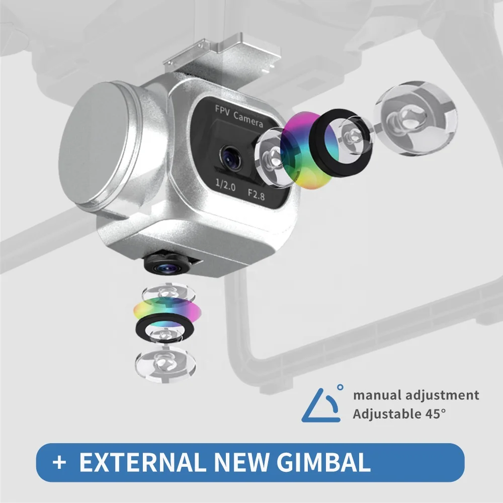 KY101 UAV double 4K aerial camera wifi image transmission fixed height four axis aircraft remote control aircraft toy