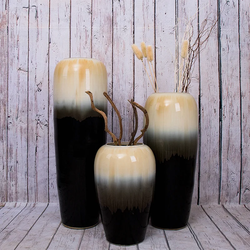 ancient large decorative ceramic floor vase for decor