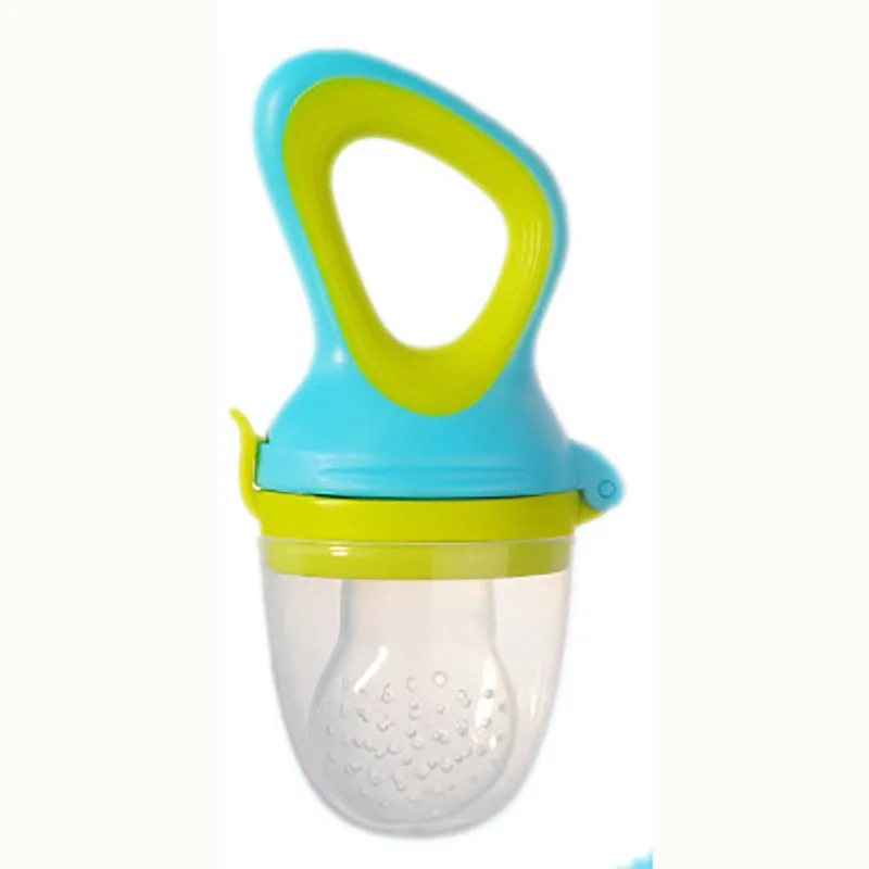 Baby Food Feeder Pacifier Fruit Pacifier Squeeze Station Baby Food Maker Dispensing Spoon Teething Toys