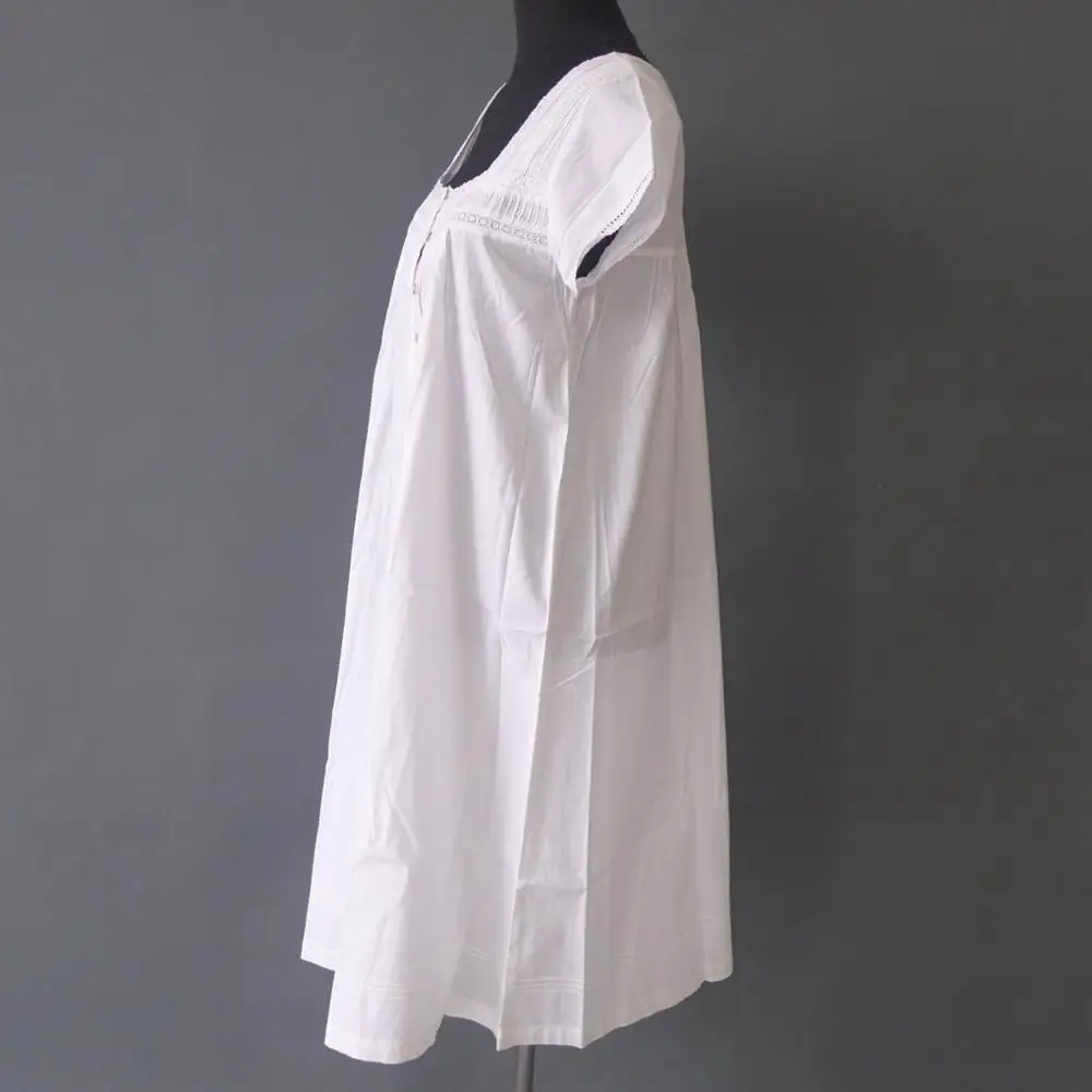 high capability factory direct sale factory cotton ladies nightgown