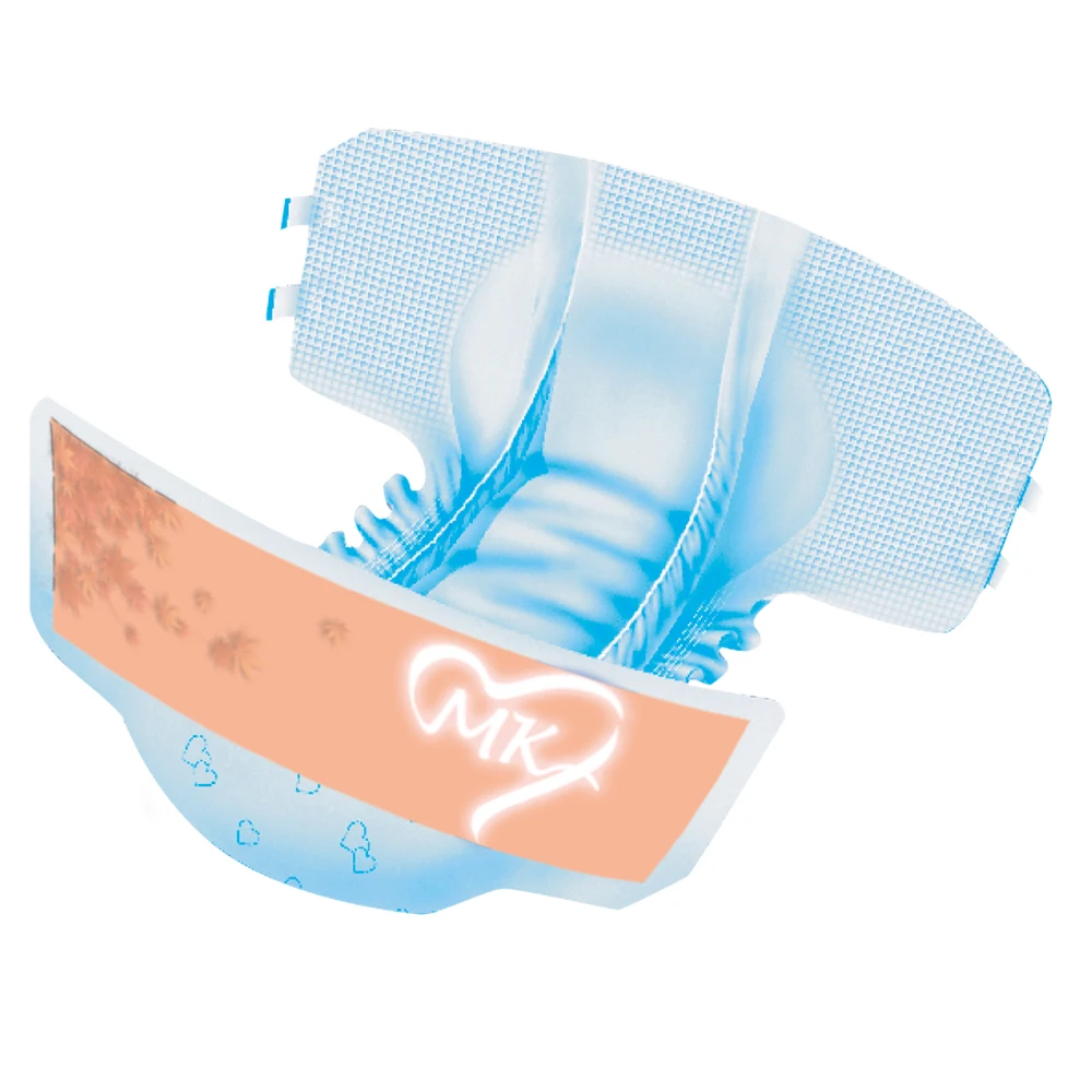Organic heavy incontinent disposable high quality SAP manufacturer of adult diaper by high-tech making machine