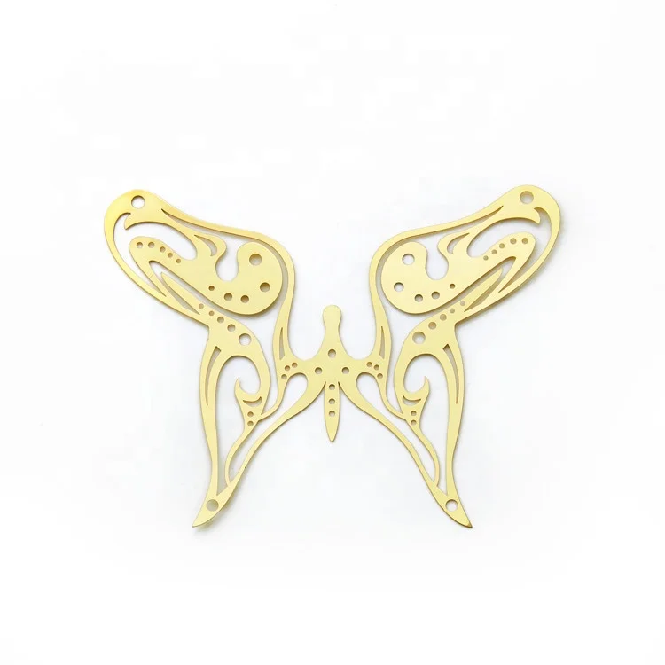 Custom Luxury Gift Butterfly Tags Creative Brass Butterfly Bookmark