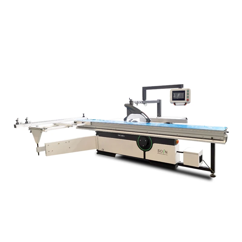 SOSN CNC Wood Cutting Automatic Sliding Table Saw Machine
