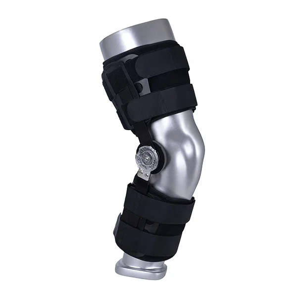 OL-KN091 Adjustable Rom Control Knee Brace With Dial Locking Hinge