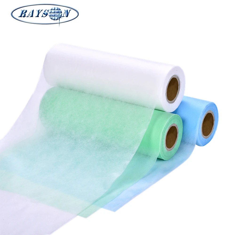 Hospital Surgical Gown Nonwoven Material In Roll Disposable Hospital Bed Sheet Medical s Non Woven Fabric Roll