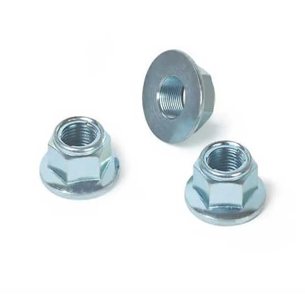 Factory supply 1/2 self-locking nut Stainless Steel SS304 SS316 metal hex flange nylon lock nuts