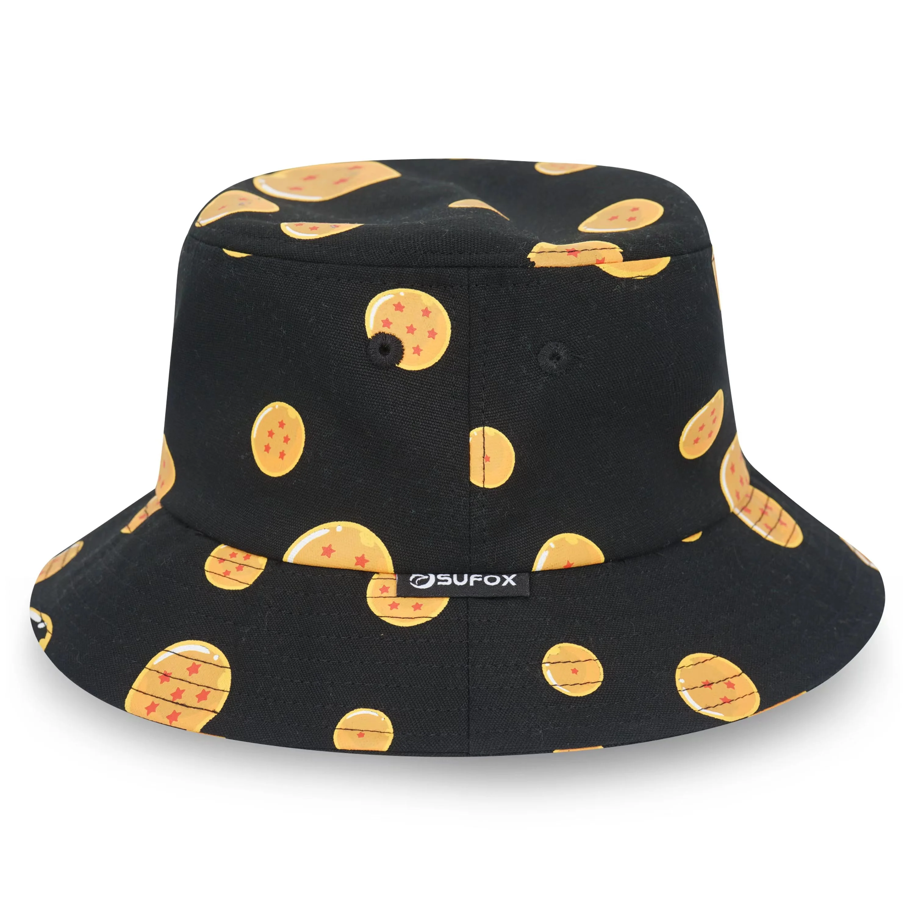 Wholesale Full Silk Printing Fisherman Bucket Hat Custom Logo 5 panel hat bucket hat custom fitted caps