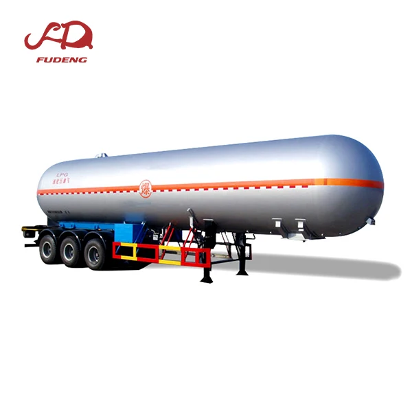 3 оси 61,9cbm 20 т LPG танкер для нефтяного газа танкер высокого давления танкер трейлер транспорт пропан пропилен