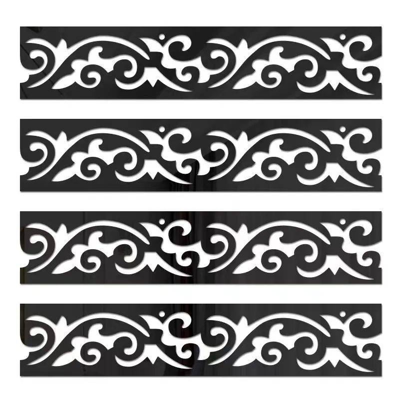 High Quality Self Adhesive 3D Art Acrylic Flexible Plastic Mirror Wall Decor for Bedroom Living Room and Enterway Home Decor