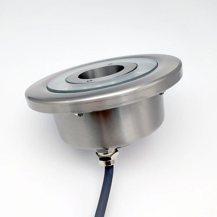 
China supplier dmx control stainless steel 27 watt led rgb fountain ring light ip68 garden 6W waterproof underwater light 