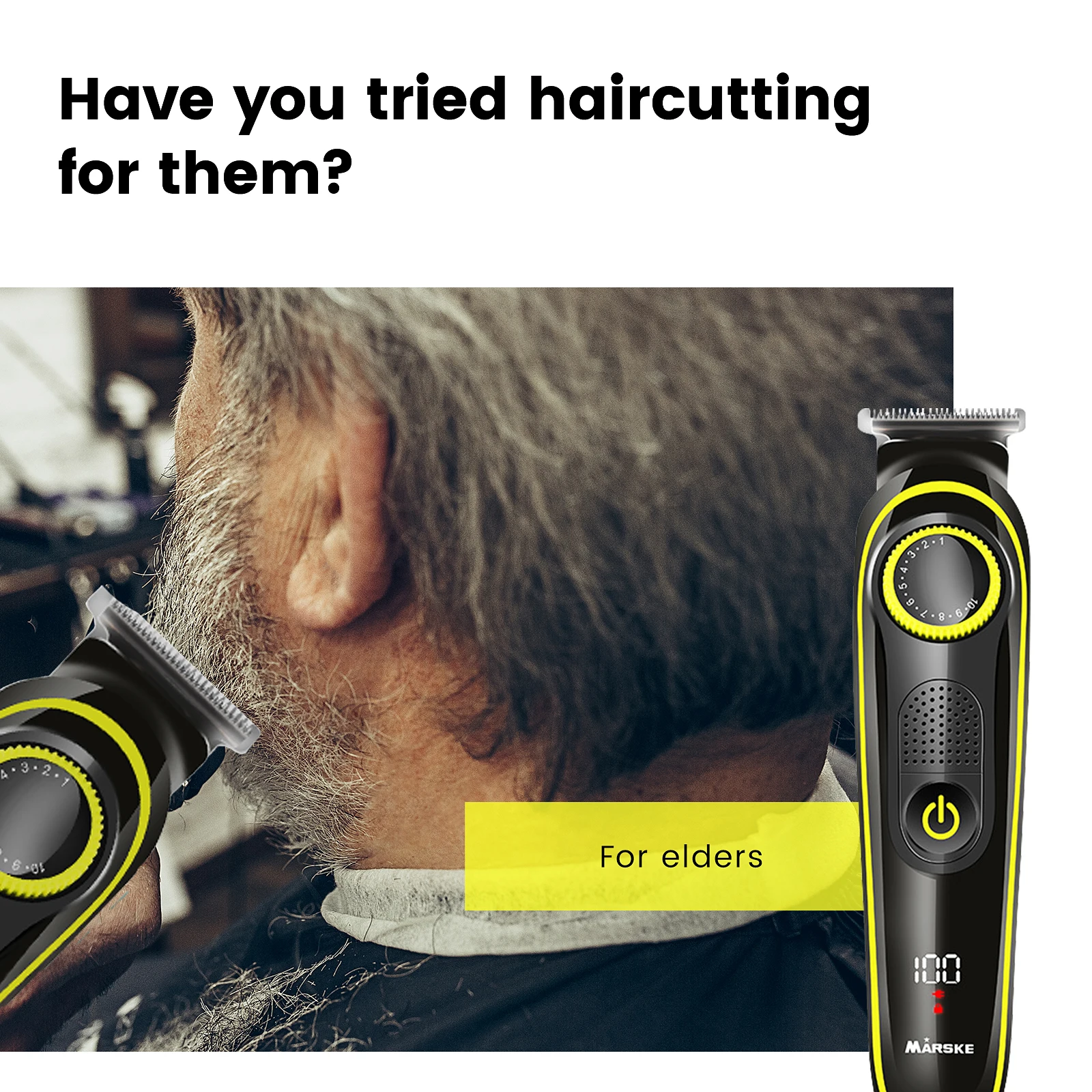 2022 Factory New Private Label Lower Price USB Charging Men Adjustable Strong LED Display Hair Trimmer Wire Clipper