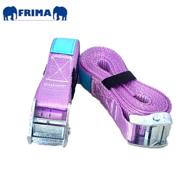 38mm LC600KGS Customized Length Polyester Cam Buckle Ratchet Webbing Lashing Strap