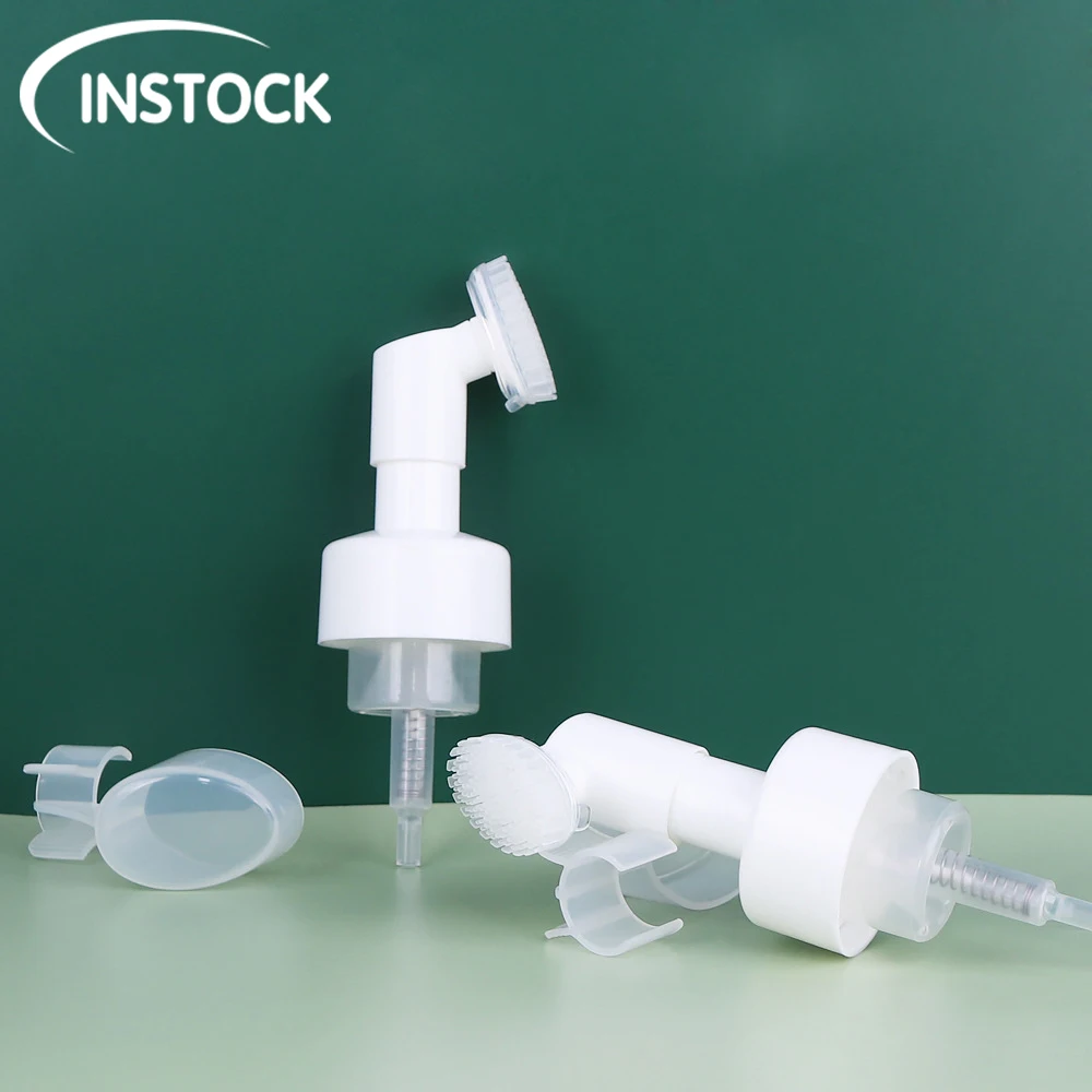 Custom In-stock 100/120/150/200/250ml PP Plastic Airless Foaming Facial Soap Dispenser Cosmetic Packaging Foam Pump Bottles