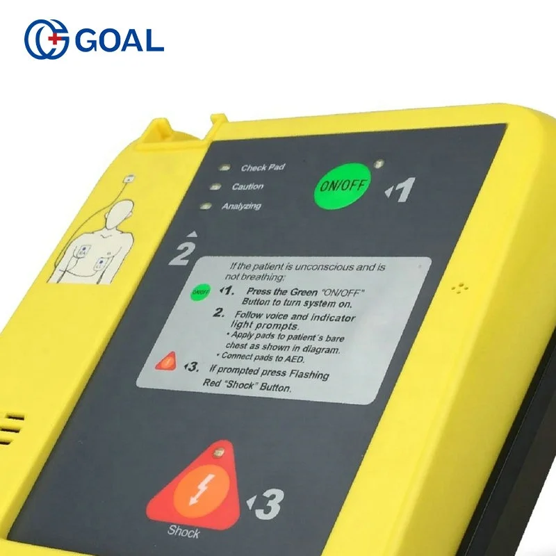 Оптовая продажа, новейший дешевый Бифазный Автоматический Портативный Автоматический Внешний Дефибриллятор