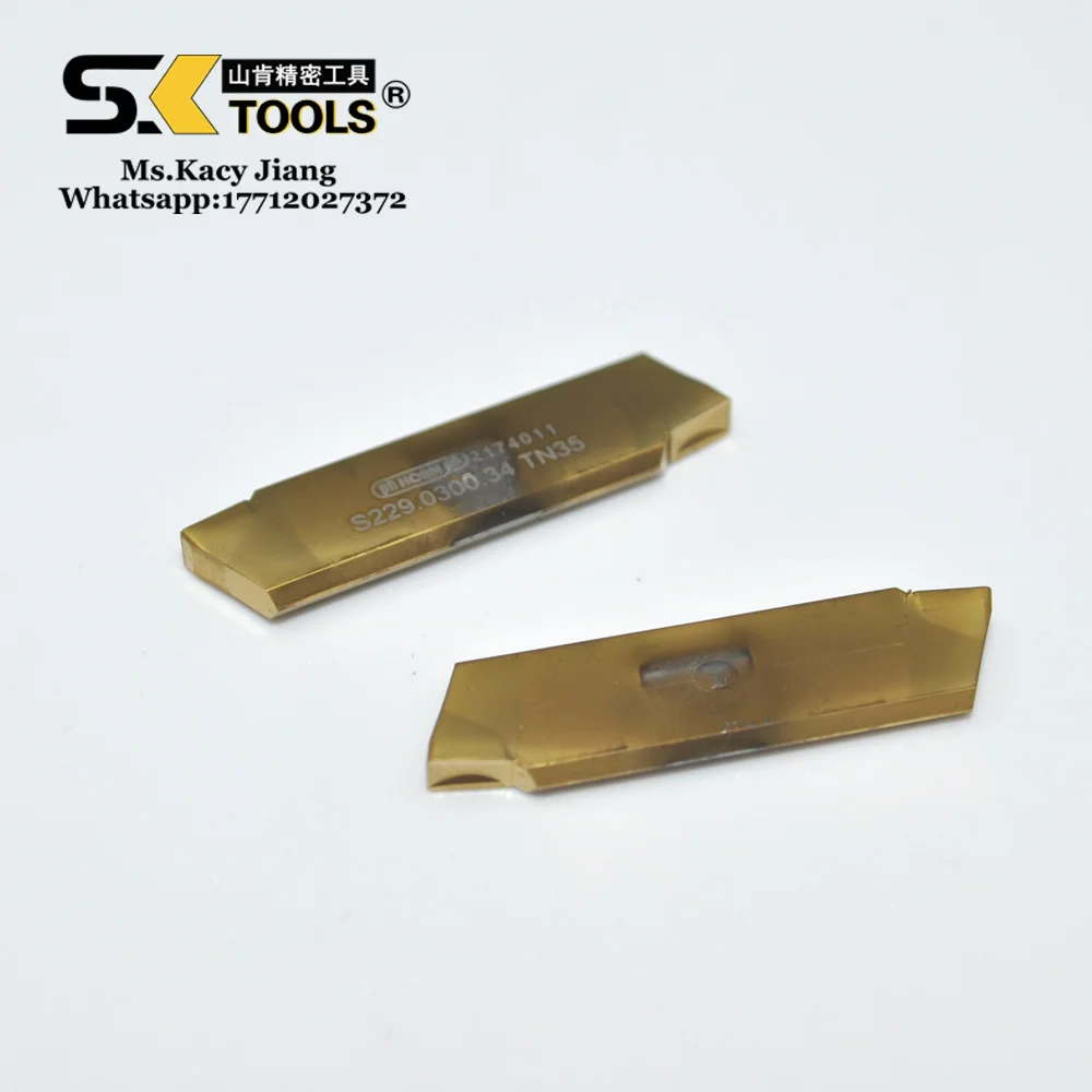 1PC New and Original Ph Horn S229.0300.34.TN35; Horn 229.0015.30.TN32 Grade TN35 Turning and Grooving Inserts for CNC Metal