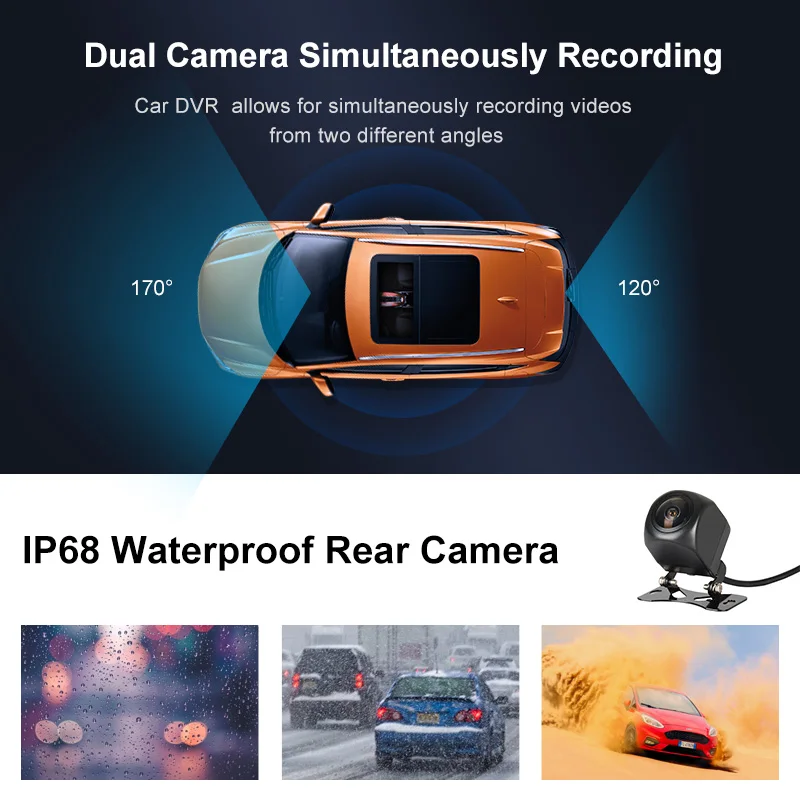 4K Dash Cam Zoom Top Ranking Dashcam Best Ultra Hd Dashcam Oem Dual Camera Car Dvr