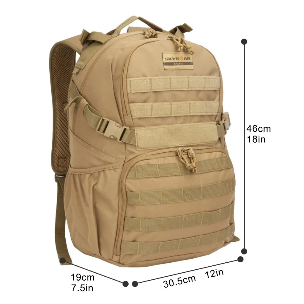 Manufacturer 27LCustomized Polyester Large Durable Molle Outdoor Hiking Hunting  Durable Molle Tactical Backpack