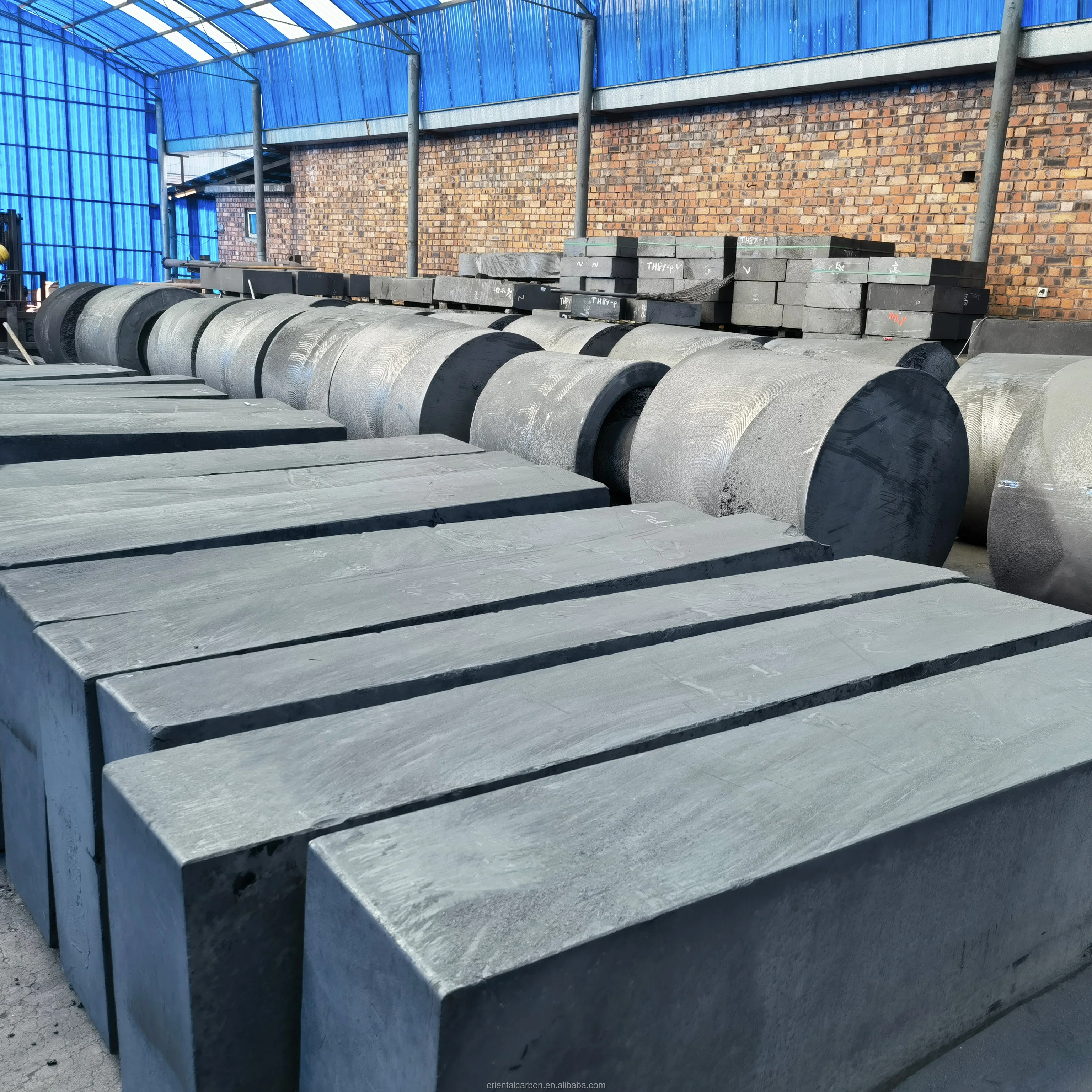 2000*700*300 mm High Density Big Size Isostatic Graphite Block