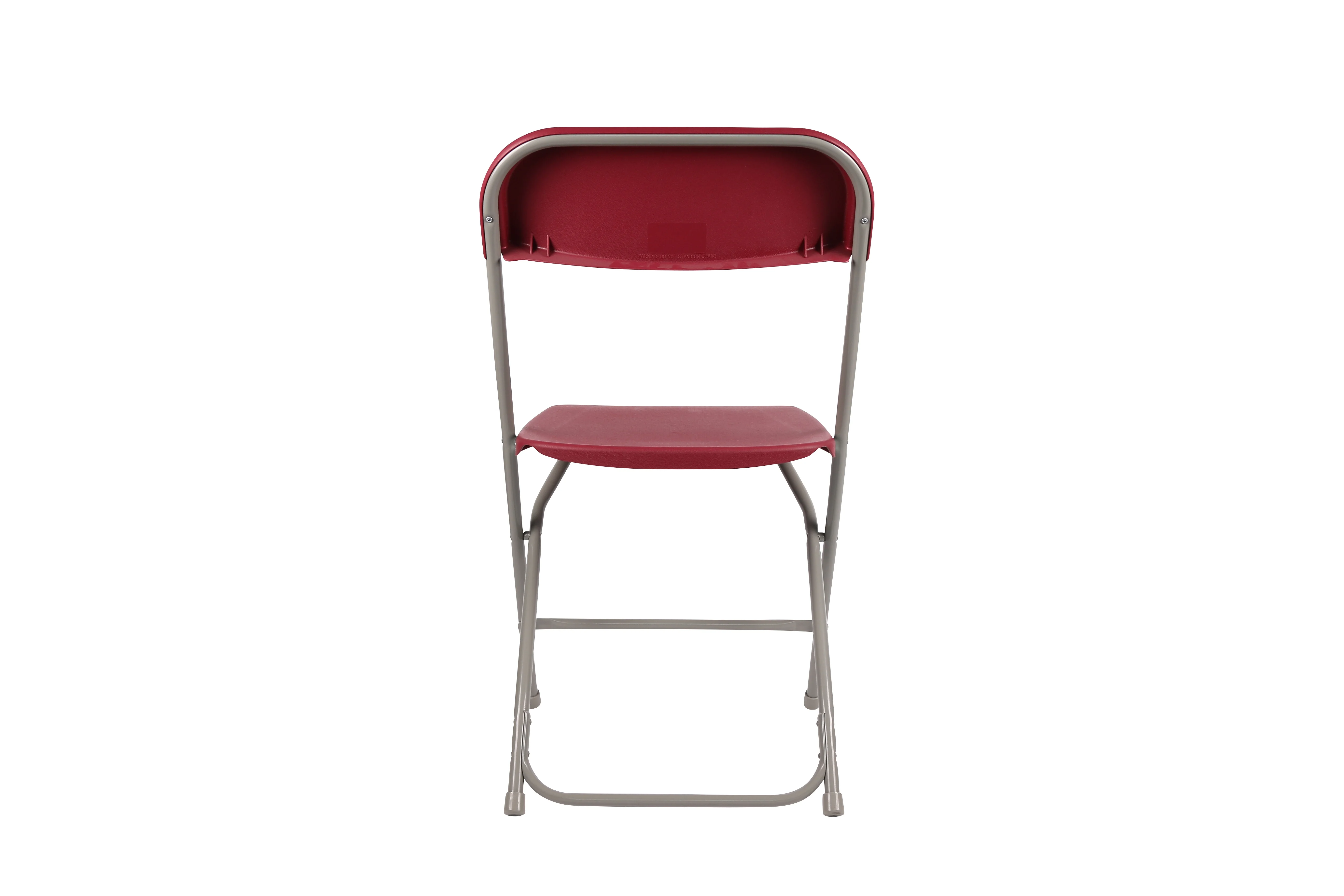 commercial grade red plastic folding chair heavy duty  chair