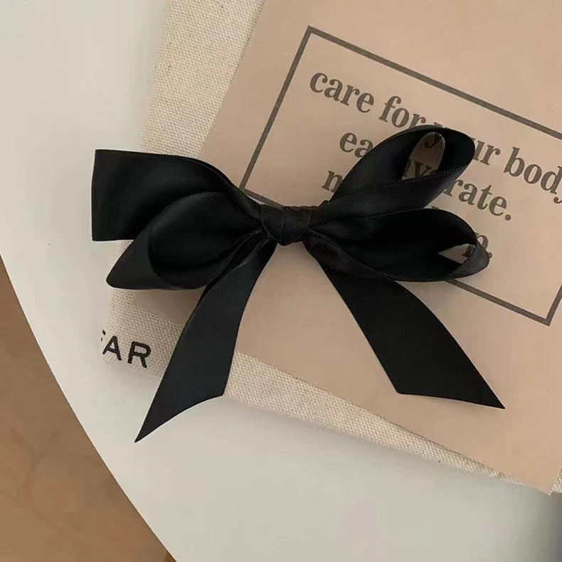 Fashion Fabric Bow Hairpin for Women Girls Large Ribbon Clips knot Barrettes Female Accessories(HA001)