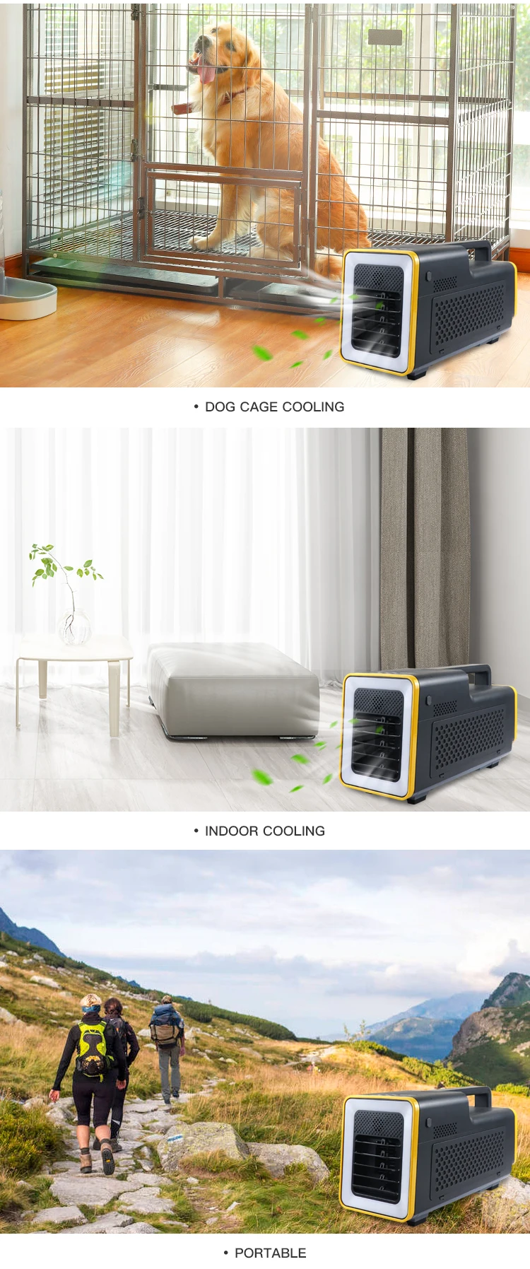 Tywit Cheapest Price Mini AC Compressor Portable Air Conditioner for Cars