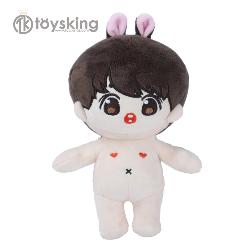 TK Fashion Kawaii Japan Cartoon Mini Baby Doll Wholesale Custom OEM Embroidery Design Doll Soft Plush Baby Boy Korea Doll