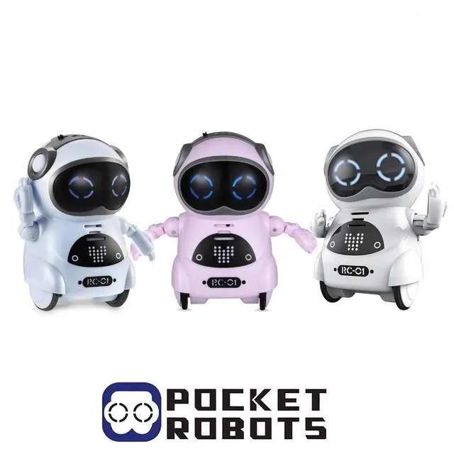 RC-01 Mini Pocket Robot for Kids with Interactive Dialogue Conversation