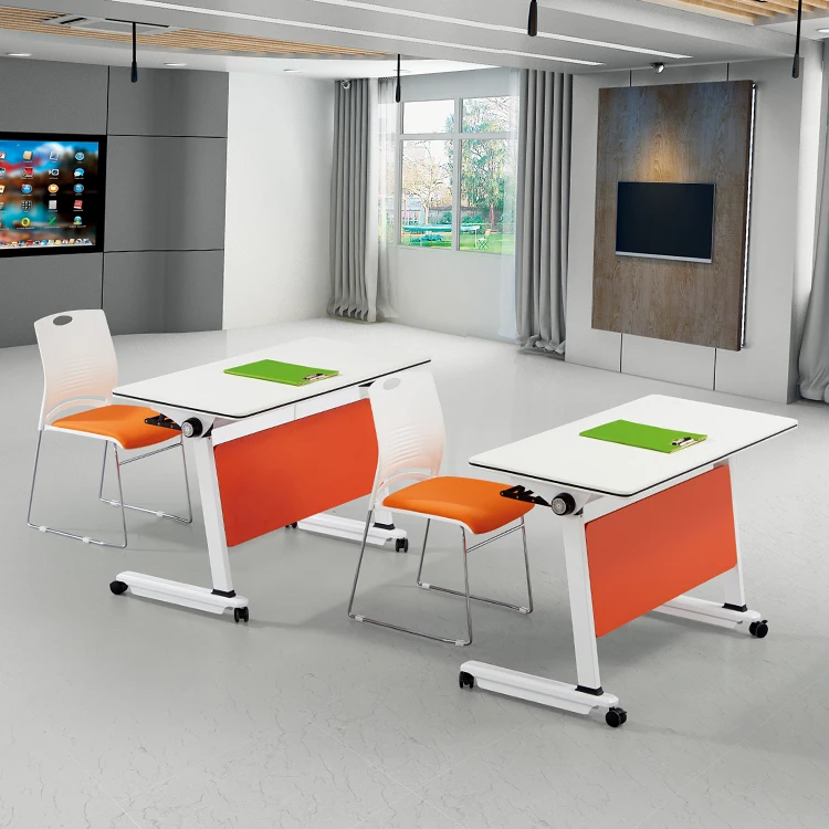 Китайский модульный стол для совещаний современный конференций складные металлические ножки расширяемые столы и стулья набор проведения мероприятий