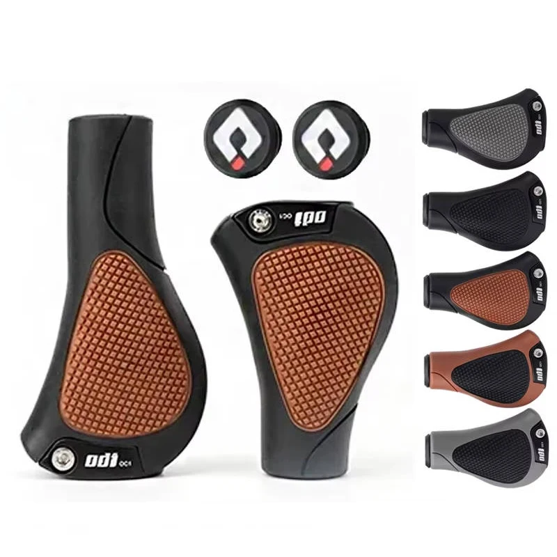 OEM/ODM ODI Long Short Folding Bicycle Handlebar Grip 130/110MM Ergonomics Bike Handle Non-slip MTB Cuffs Cycling Accessories