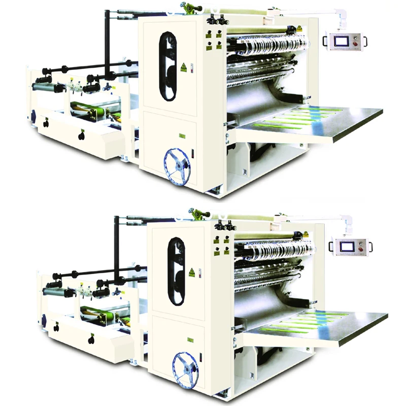 6 Lines 7 Lines 8 Lines V Folding Face Facial Tissue Paper Making Machine with Edge Embossing