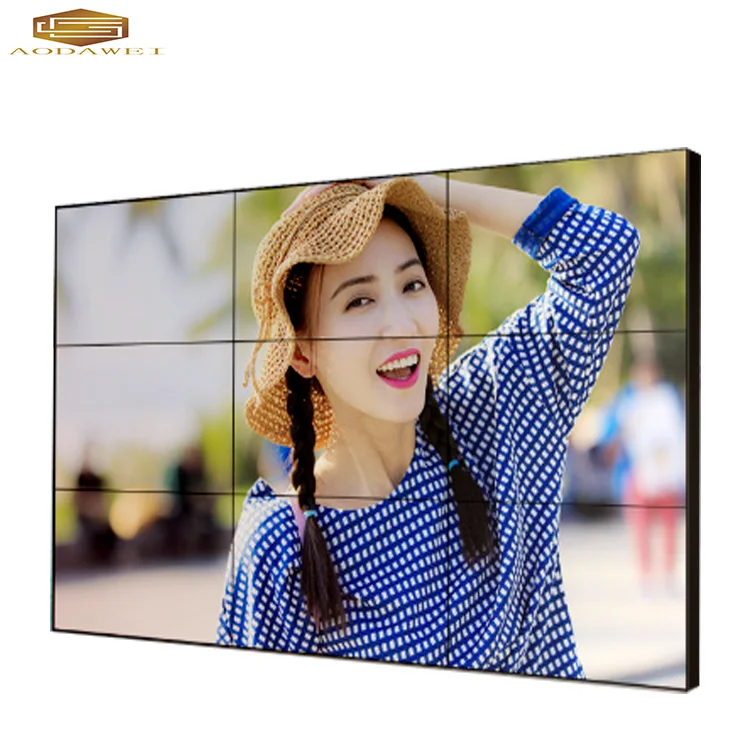 49 дюймов 4K сращивающийся экран 1,8 мм видеостена контроллер рекламный экран ЖК Видео стена