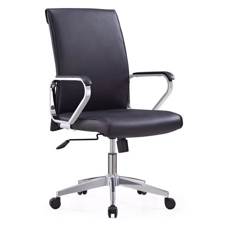 Big project Executive director manager chairs middle back staff chairs comfort PU Leather swivel office chairs