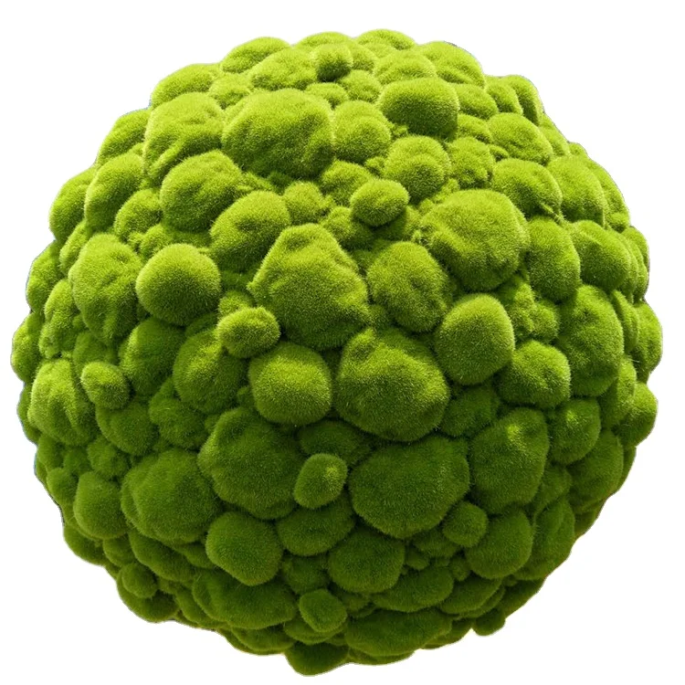 Искусственный мох для украшения окон, Искусственный мох, искусственное растение на стену, жемчуг из хлопка