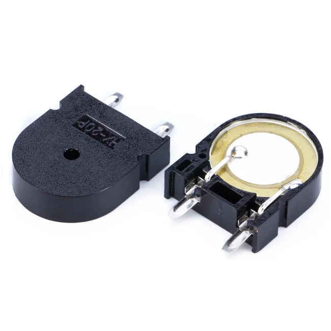 small passive 3v 5v 12v  Piezo music Buzzer  22mm 12V pin mounted washing machine ringing piezoelectric buzzer