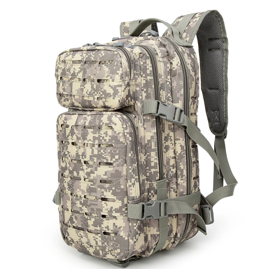 Tactical molle laser-cut multifunctional  outdoor hunting hiking daily life tactical backpack