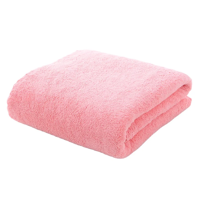 hot sale high qualtiy Quick Dry 70*140 Plain coral bath towel