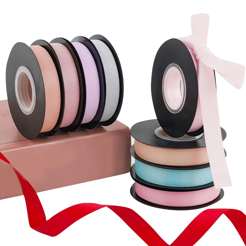 Factory customization 4cm Rose Flower Wedding Color Flowers Gift Cake Wrapping Ribbon Ribbon Wholesale