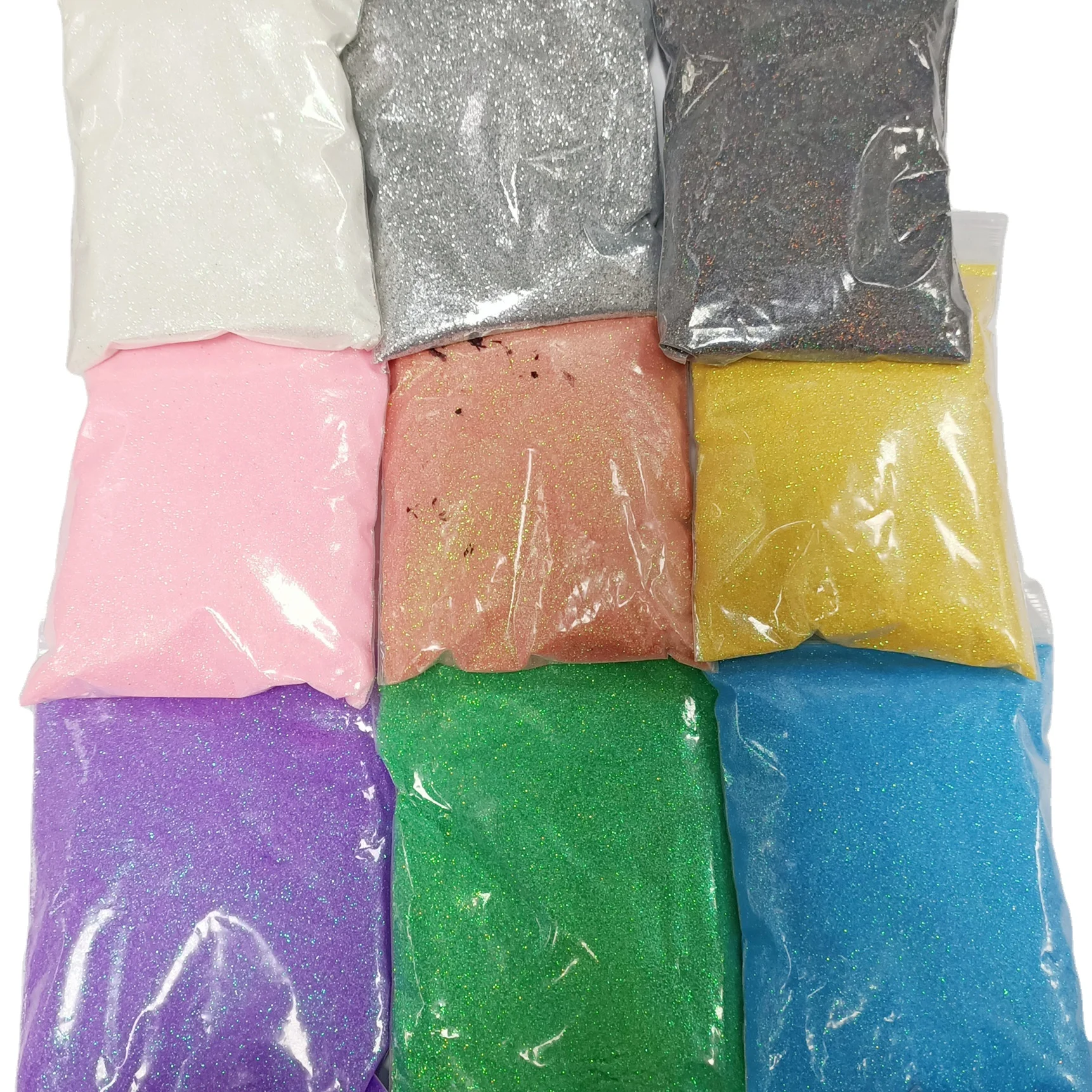 100 gram bag polyester glitter powder for painting ,slime,crafts decoration
