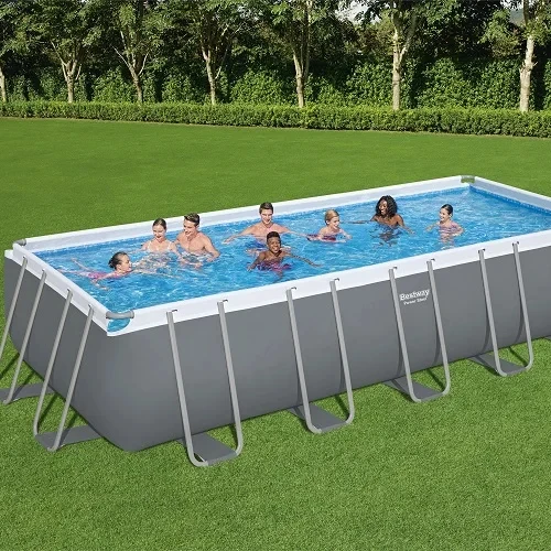 Bestway 5611Z wholesale Rectangle Frame Piscina Family Easy Set PVC Large Above Ground Outdoor Swimming Pool