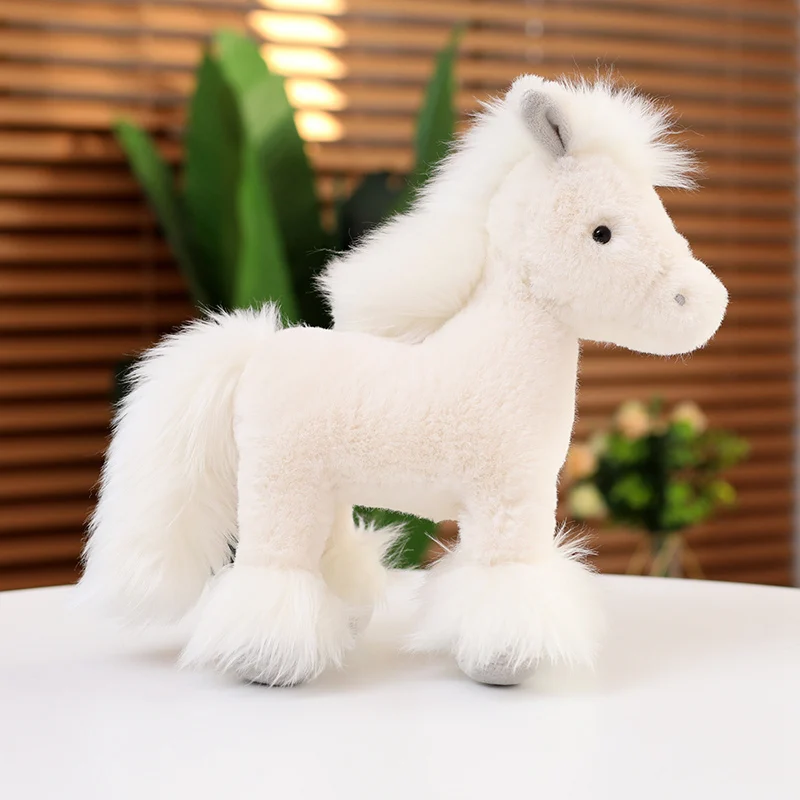 New Arrival Plush Horse Stuffed Animal Children Gift Plush Horse Toy Mini Plush Horse Doll Simulation Animal Doll