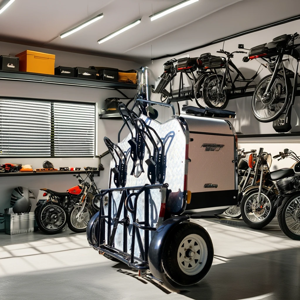 Motorcycle Transport Trailer ATV Dump Trailer with Tipping Feature