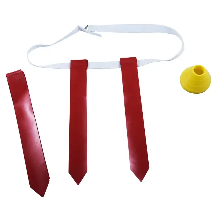 Athletic Works 10 Person Velcro Flag Football Set Durable Flag And Belt Training Football